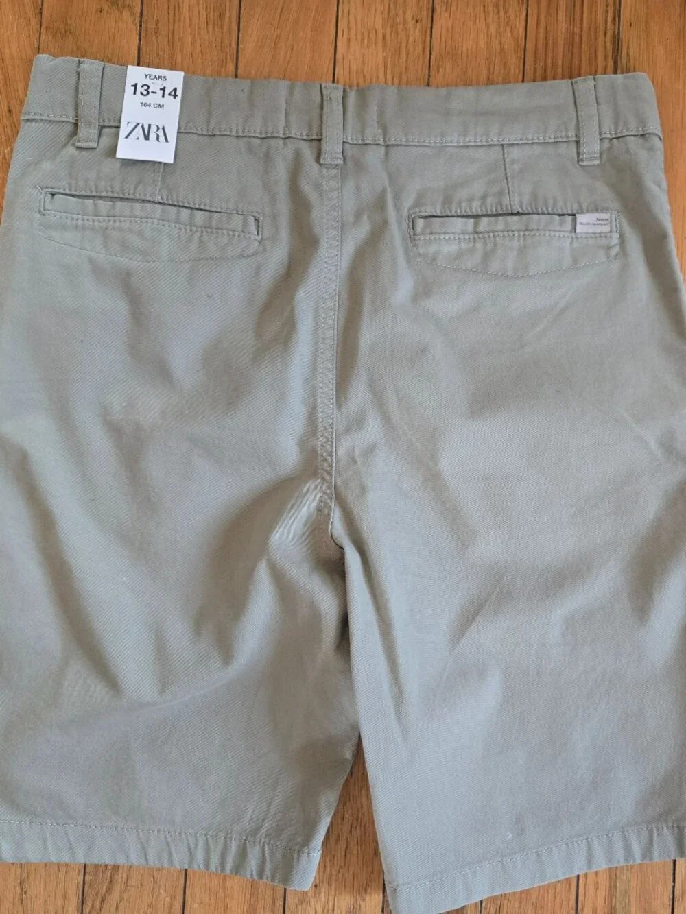 Zara Boys Chino Shorts Size 13-14 NWT
